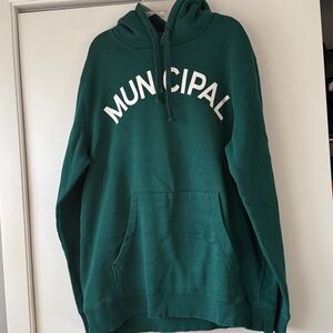 Municipal   Origin 300 Hoodie  Green  Large B06